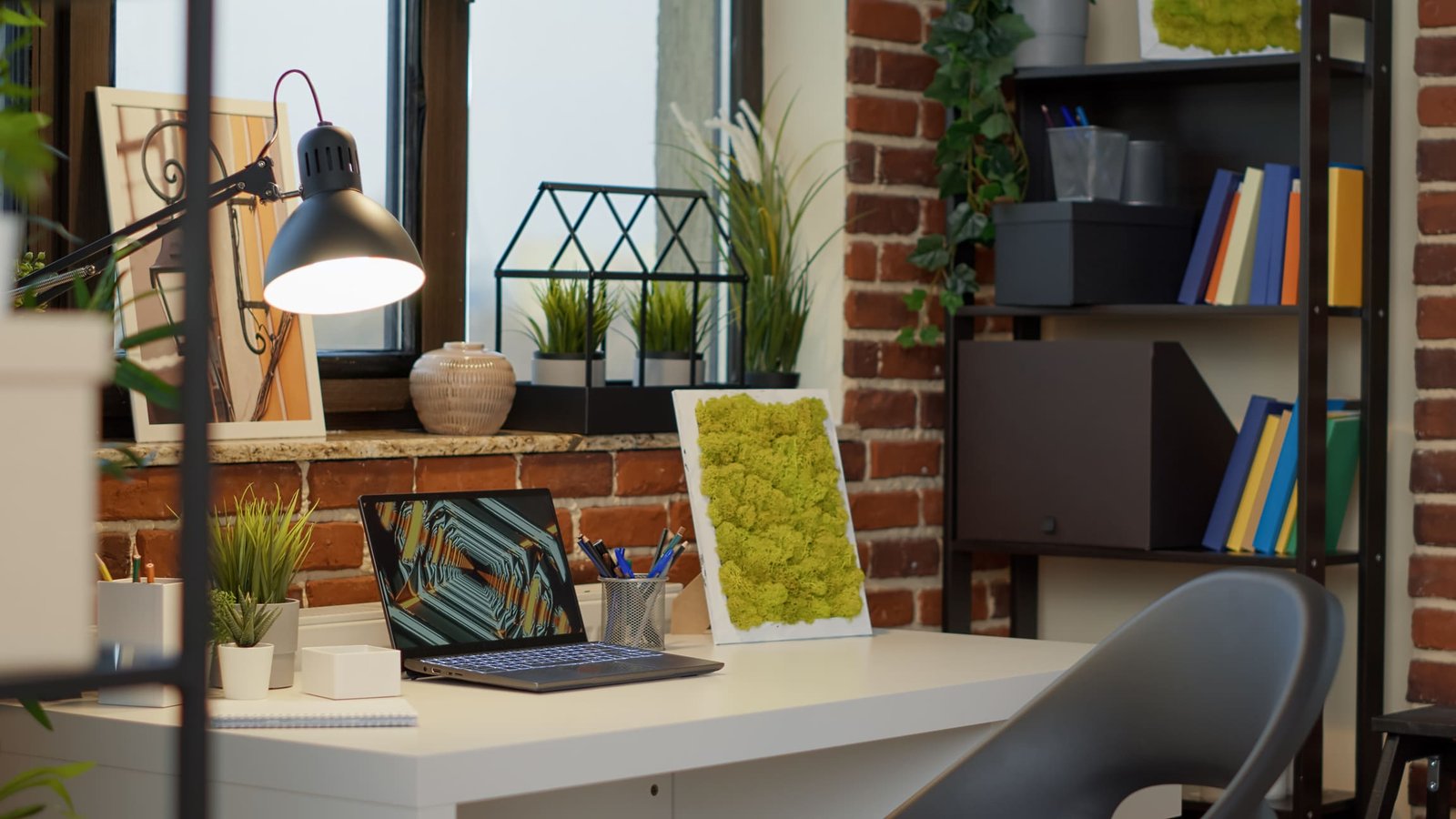 Home office interior design work from home setup ideas
